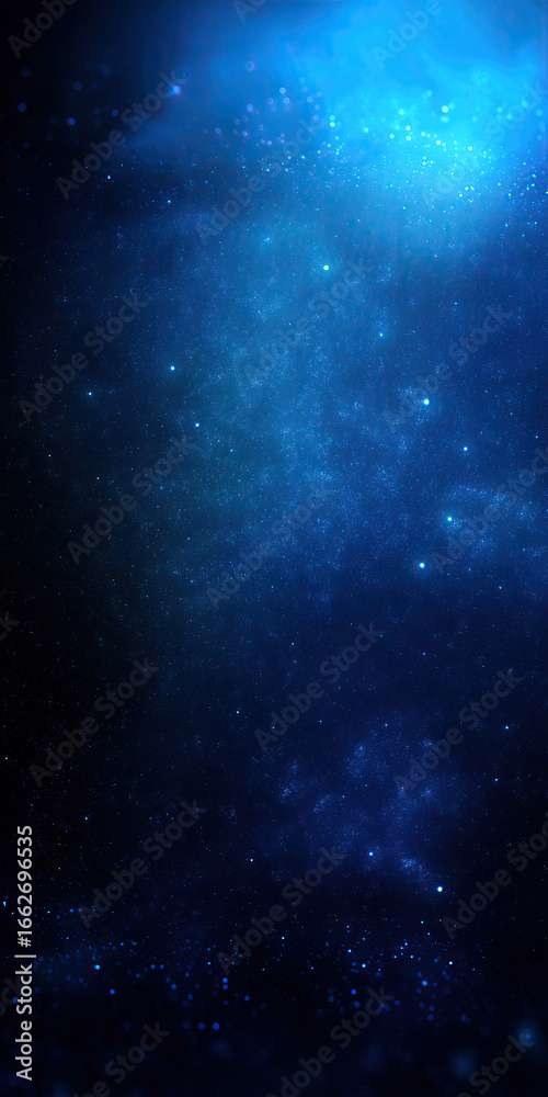 Fototapeta premium blue abstract galaxy background