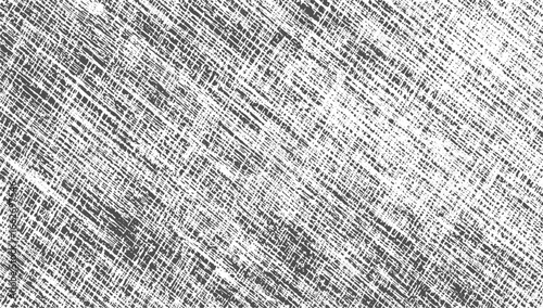 Old Worn Distressed Overlay Background with Rough Grainy Vintage Grunge Vector Texture and Diagonal Crosshatch Noise Dot Overlay Design