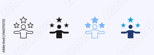 Expert Icon Set Multiple Style Collection