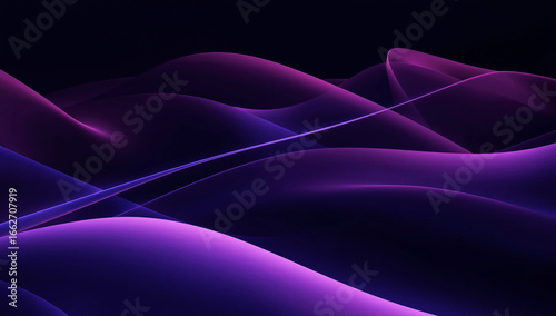 Abstract purple waves background with dynamic and elegant design for modern wallpaper.