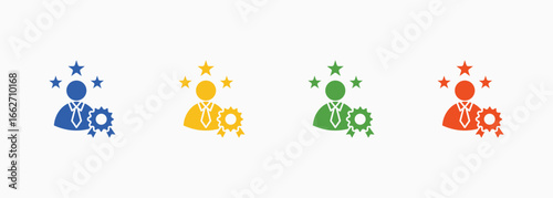 Professional Icon Set Color Multiple Style Collection