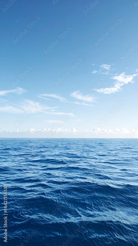 Obraz premium Vast expanse of ocean and sky