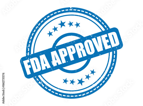 FDA APPROVED Rubber Stamp Seal with a Star Border