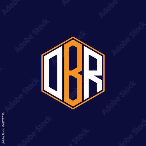Modern Hexagon Monogram Logo Design – Geometric Lettermark Vector Template