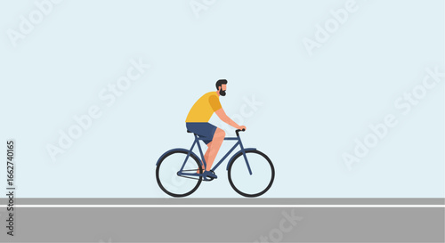 cyclist on a bicycle