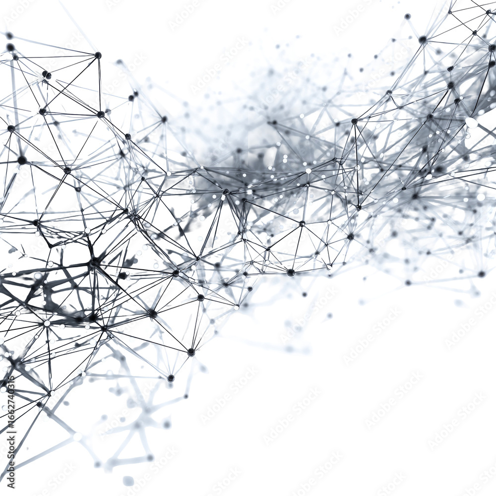 Fototapeta premium Abstract network map (1)