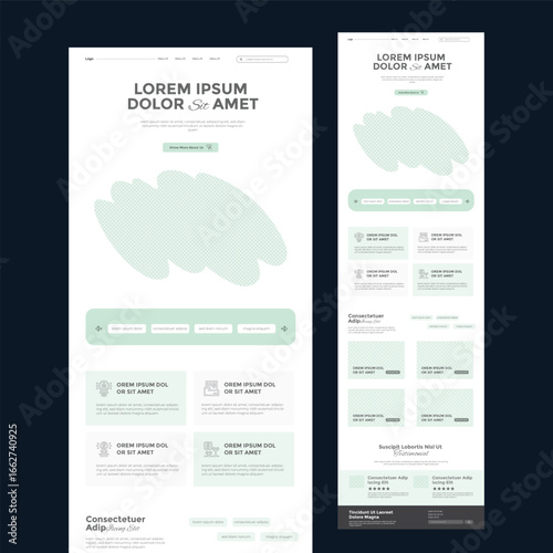 Email marketing newsletter template Layout for Multipurpose agency business