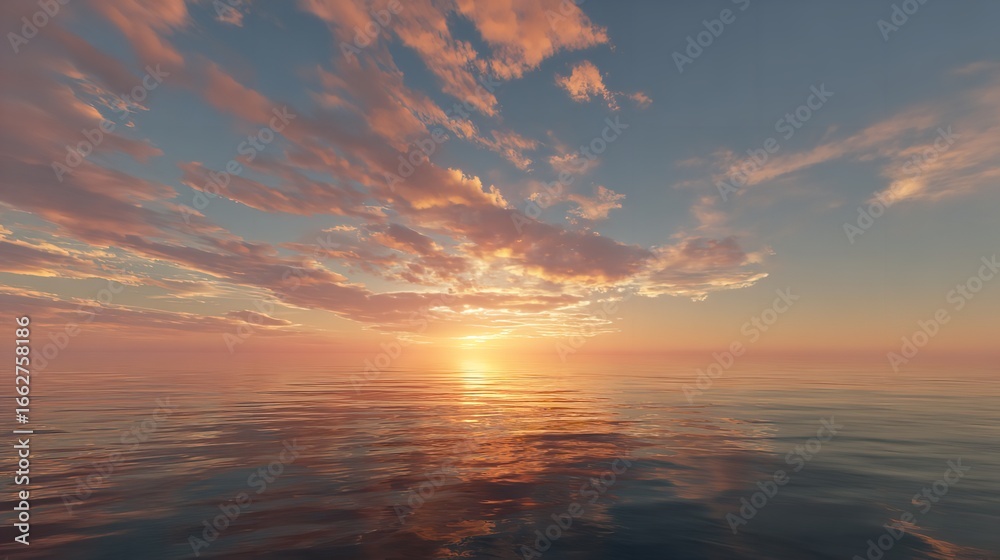 Fototapeta premium sun down views ai images