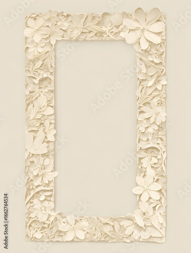 Classical Decorative Borders on White Page for Elegant Design and Creative Use