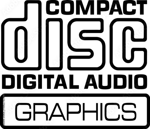 Compact Disc DVD graphic logo elements