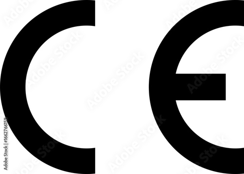 CE symbol collection. CE icon mark vector. Certification mark set. CE sign isolated on white background.