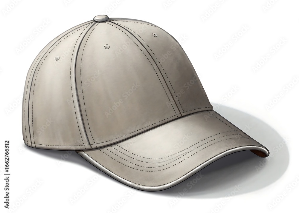 Obraz premium Plain Cap Isolated with Soft Shadow Background