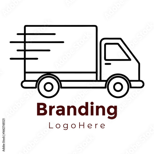 Delivery truck iocn style