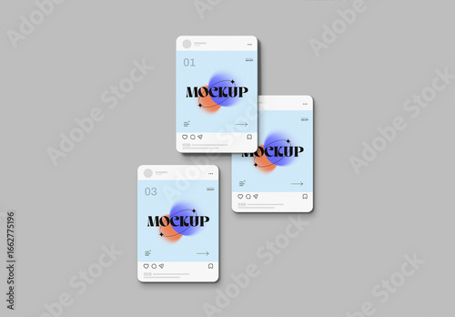 Social Media Post Mockup Template