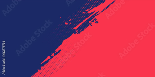Dots halftone white and blue color pattern gradient grunge texture background. Dots pop art comics sport style vector illustration modern dark blue and white background abstract