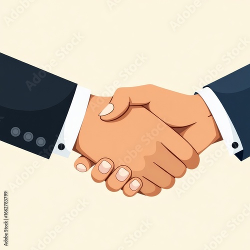 handshake between two businessmen