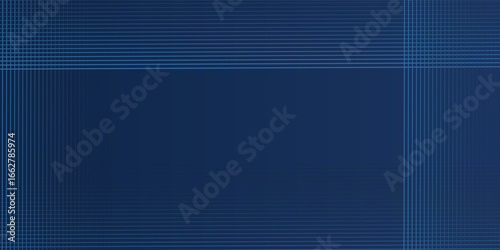 Digital futuristic technology concept with hexagons. Digital hexagonal blue abstract background. Geometric stripe line art design for poster, brochure, cover, banner, website, header