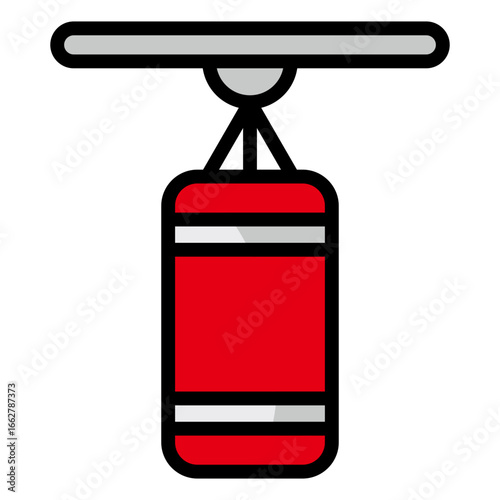 Punching Bag  Icon Element For Design
