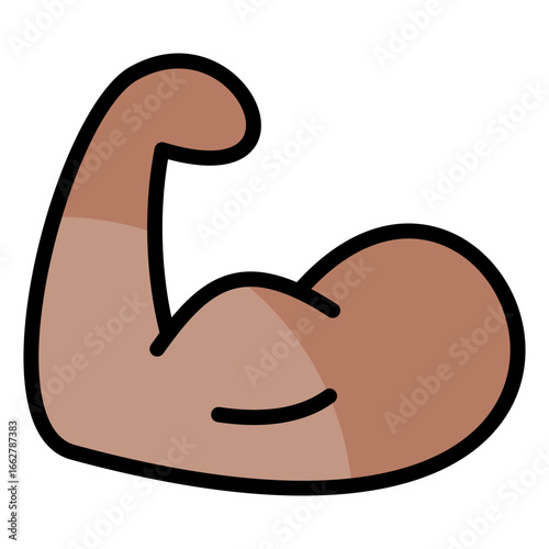 Muscle  Icon Element For Design