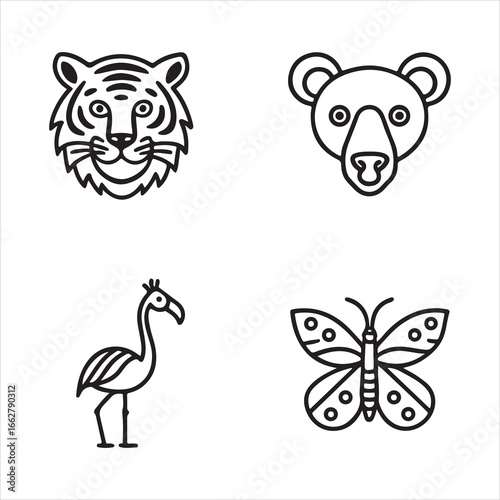 set of animals