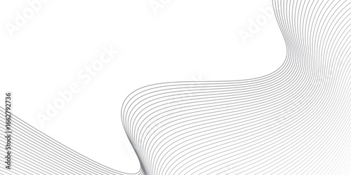 The gray pattern of lines abstract background. Grey  wave blended. Simple design