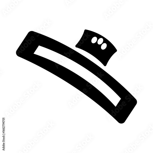 cute hairpin illustration design