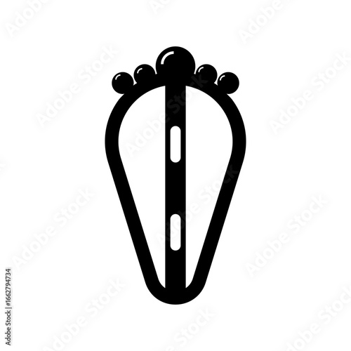 cute hairpin illustration design
