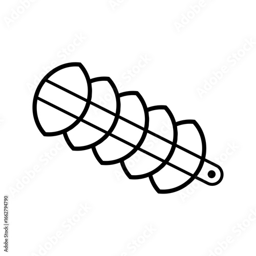 cute hairpin illustration design