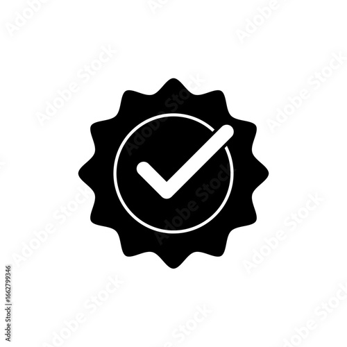 Icon a seal of approval, isolated against a clean background.