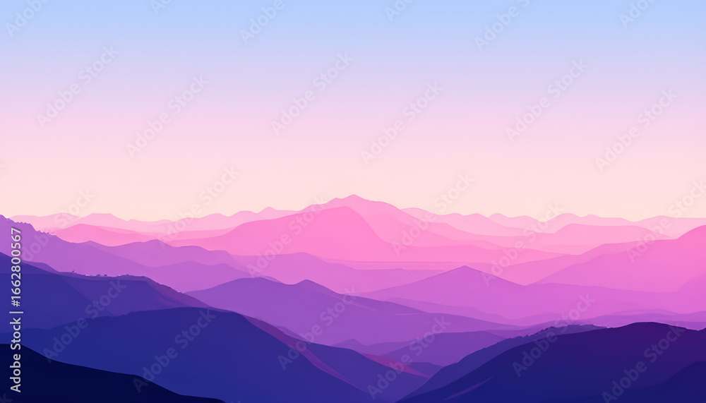 Obraz premium sunrise in mountains