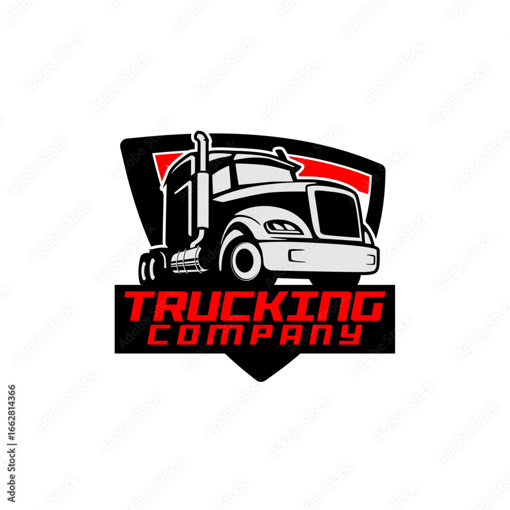 Fototapeta premium Trucking Logo Logistic Company Logo. Premium Vector Truck Logo Vector