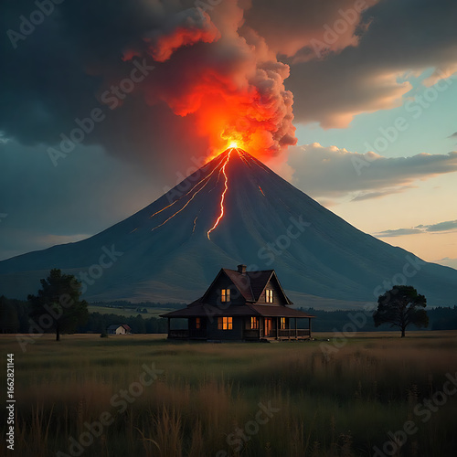 The House Beneath the Angry Volcano