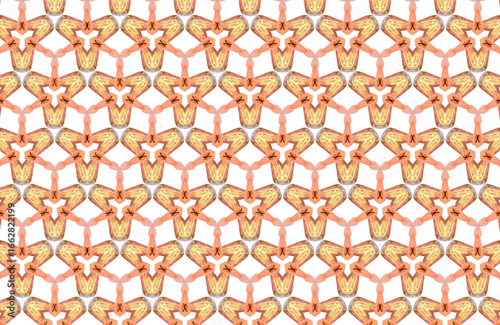 Fototapeta premium Abstract geometric seamless pattern with a warm watercolor-inspired texture, featuring repeating interconnected triangular shapes with a soft gradient effect