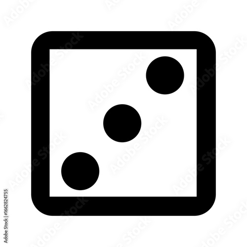 Dice Face with Three Dots