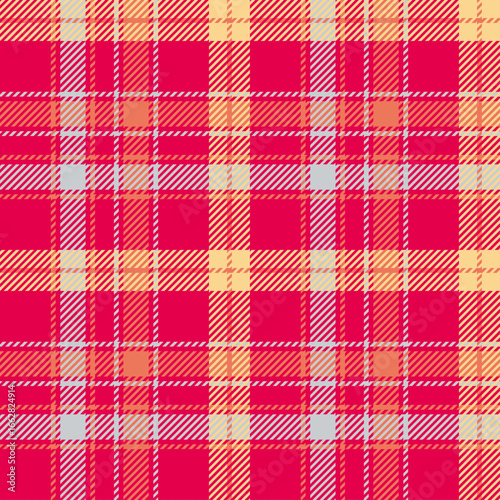 Wallpaper Mural Red and yellow tartan check plaid pattern for textile, fabrics, print, wallpaper, clothing and seamless background Torontodigital.ca