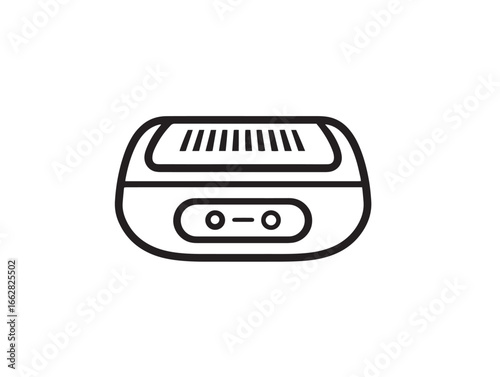 Modern Epilator Stock Image with Sleek Beauty Device Illustration Design