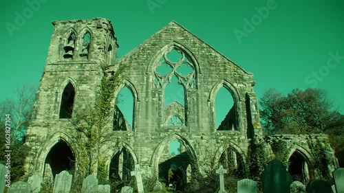 Ruined church exterior