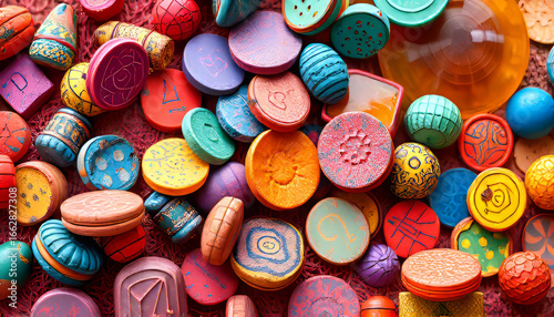 colorful easter eggs