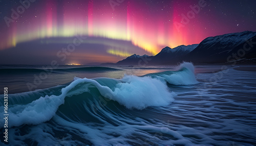 sunset over the sea