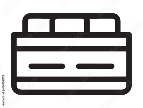 Stylish 2D inverter icon in modern vector art
