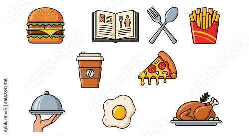 food ikon set