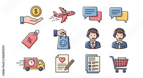 business icons set