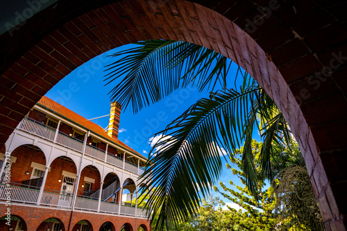 Tableau sur toile Historical Lamington towers in Herston Quarter heritage precinct in Brisbane, Au