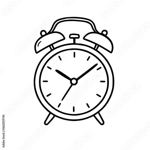 black alarm clock