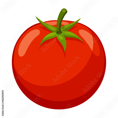 tomato isolated on white