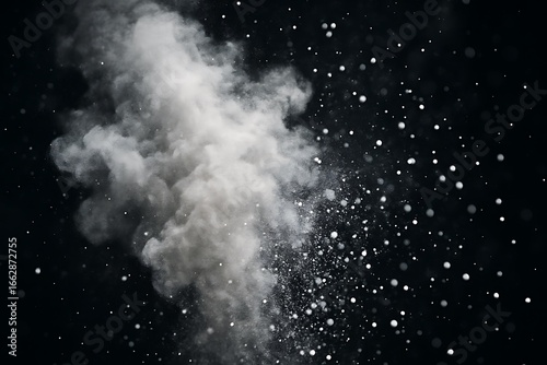 Climbing Chalk Dust Macro Texture Magnesium Powder Cloud for Grip and Training