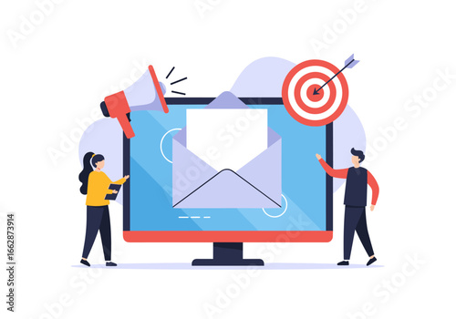 Digital marketing campaign strategy for reaching new customers and growing business online