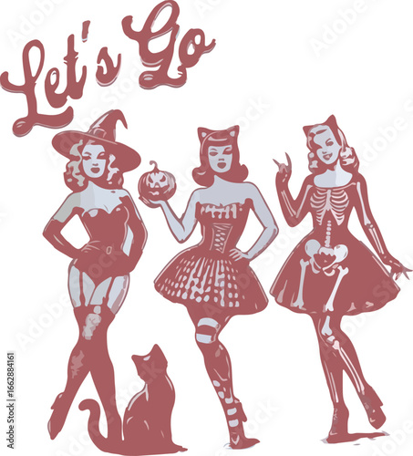 vector illustration of a fashion woman