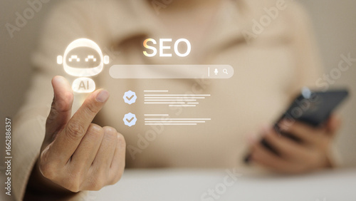 Artificial Intelligence AI SEO Optimization and Digital Marketing