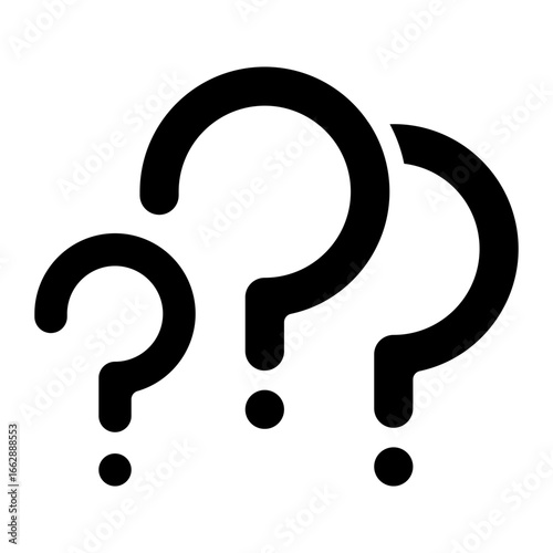 question mark icon vector